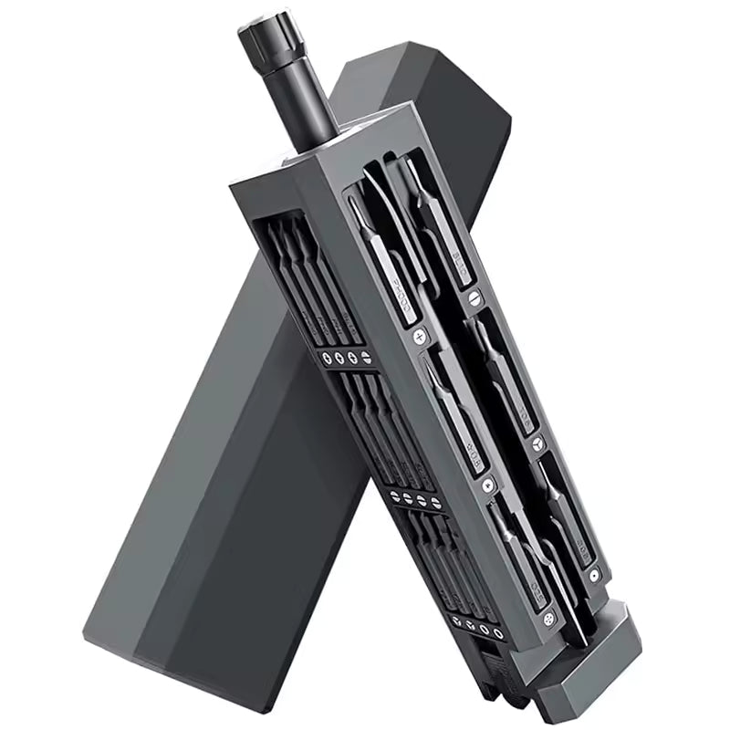 44-in-1 Precision Mechanical Screwdriver Set with Magnetic Design (Manual Operation)
