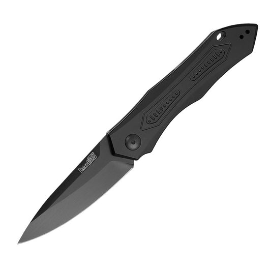 ⚡Last Day 60% OFF-🦋Launch 6 Automatic Folding Knife 3.75" Drop Point Black 7800BLK-Kitchenware&Camping Gear