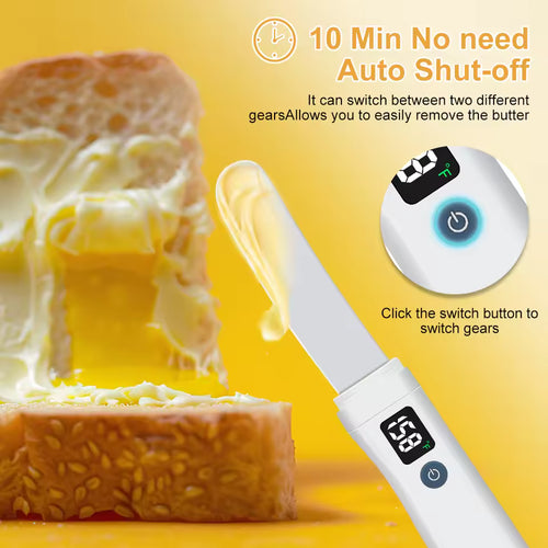 Heated 🧀butter spreader, USB rechargeable electric knife, suitable for spreading cold butter, cheese, etc.
