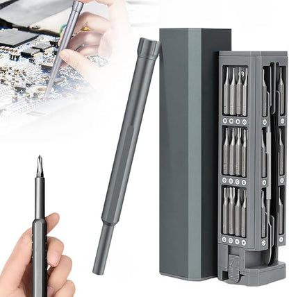 44-in-1 Precision Mechanical Screwdriver Set with Magnetic Design (Manual Operation)