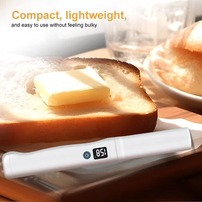 Heated 🧀butter spreader, USB rechargeable electric knife, suitable for spreading cold butter, cheese, etc.