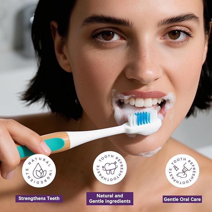 Teeth Whitening Toothpaste - Gently removes stains, freshens breath, and protects tooth enamel (1 pcs)