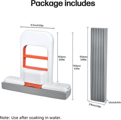 Mini foldable desktop mop – suitable for various scenarios-Suitable for various settings such as kitchens, bathrooms, and dining tables.