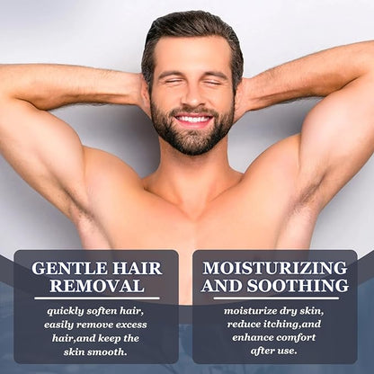 Men's pubic hair removal cream - gentle hair removal, can be used on the whole body and pubic area, 100ml